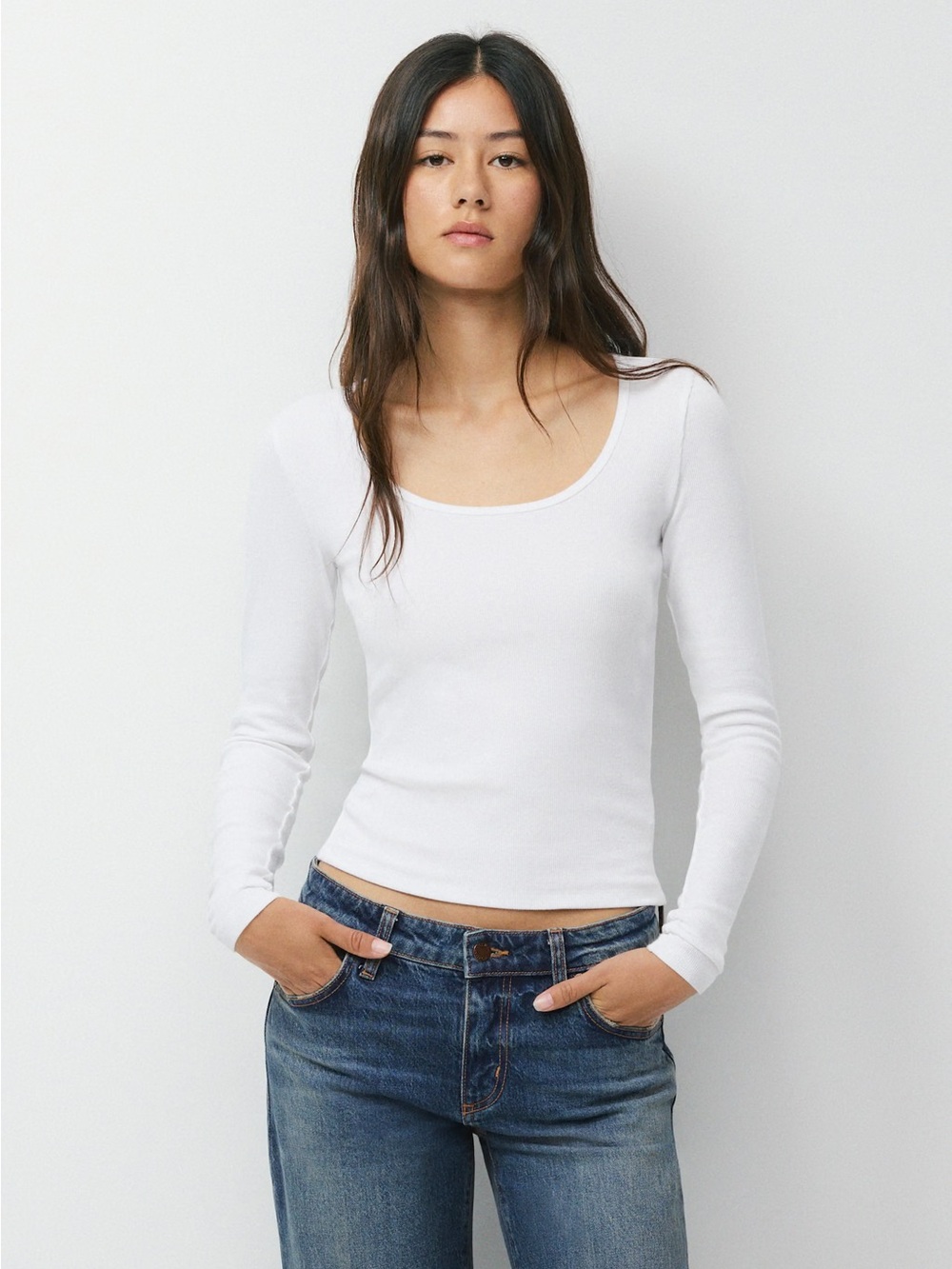 Aritzia HomeStretch Rib Equalizer Longsleeve - Small - Picture 2 of 5